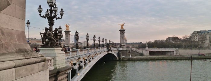 Pont Alexandre III is one of Landmarks, Historical Sites, Parks and Museums.