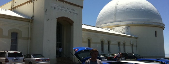 Lick Observatory is one of Tempat yang Disimpan kaleb.