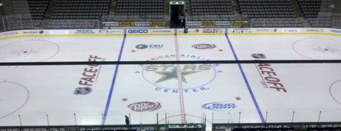 American Airlines Center is one of NHL arenas.