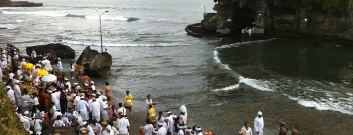 Tanah Lot Temple is one of Bali, Island of the gods.