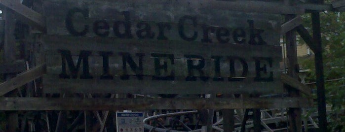 Cedar Creek Mine Ride is one of Cedar Point.