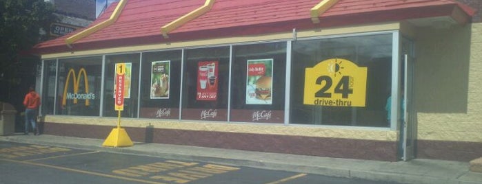 McDonald's is one of ware I go.