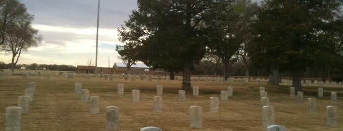 Fort Lyon National Cemetery is one of United States National Cemeteries.