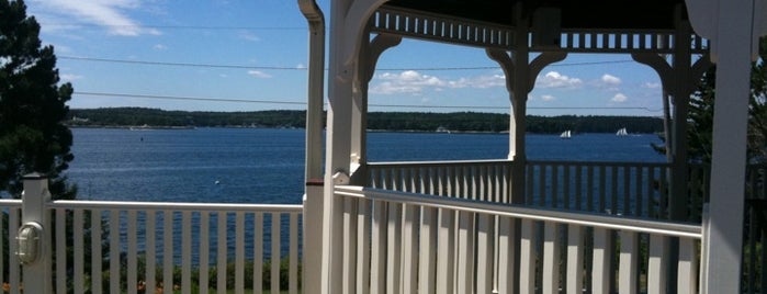 Spruce Point Inn Resort and Spa is one of A Guide to Boothbay Harbor's Restaurants and Bars.