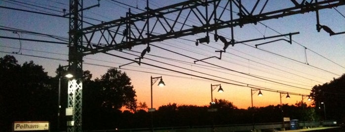 Metro North - Pelham Station is one of New Haven Line & Northeast Corridor (Metro-North).