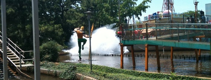 Aquaman Splashdown is one of Six Flags Over Texas - The Big List.