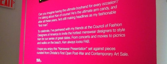 Celebrating Ken at Christie's Auction House is one of BARBIE.