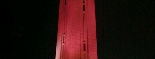 Memorial Belltower is one of NC Exploring.
