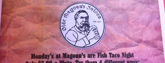 Olde Magoun's Saloon is one of Drinks.