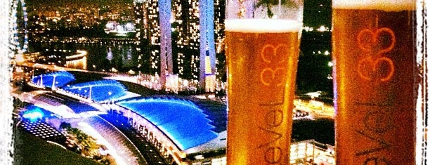 LeVeL 33 Craft-Brewery Restaurant & Lounge is one of Best Places to Chill in Singapore.