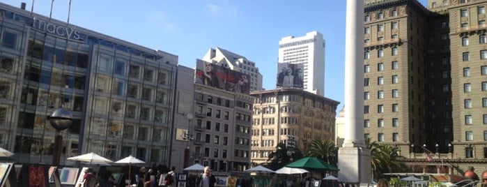 Union Square is one of San Francisco.