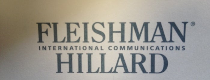 FleishmanHillard is one of PR Firms.