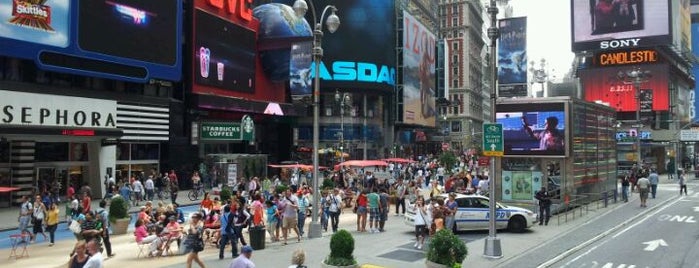 Times Square is one of Favorite FREE NYC Outdoors.