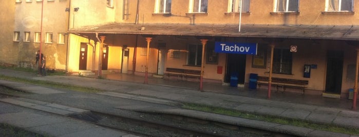 Železniční stanice Tachov is one of Železniční stanice ČR (T-U).
