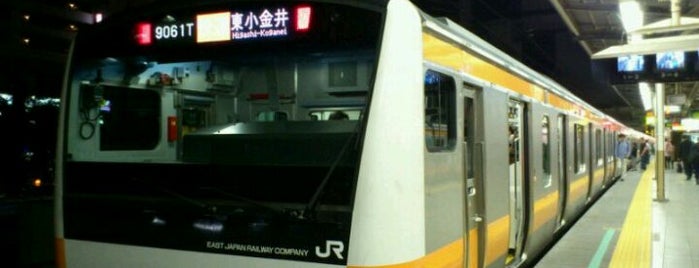 三鷹駅 is one of 中央線快速 [JC].