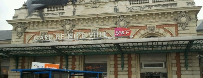 Nice Ville Railway Station is one of M'en bati, sieu Nissart #4sqCities.