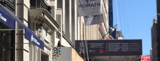 Museum of Mathematics (MoMath) is one of NYC - places.