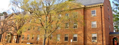 Landrum Hall is one of Student Housing.