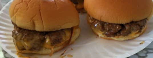 White Manna Hamburgers is one of "Diners, Drive-Ins & Dives" (Part 2, KY - TN).