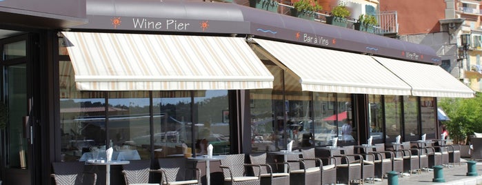 Wine Pier is one of FR2DAY's Favourite Cafés & Bars on the Côte d'Azur.
