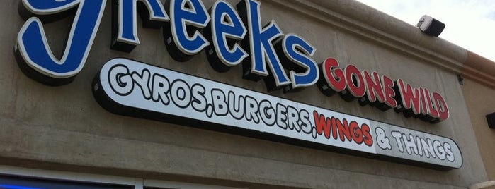 Greeks Gone Wild is one of restaurants to try.