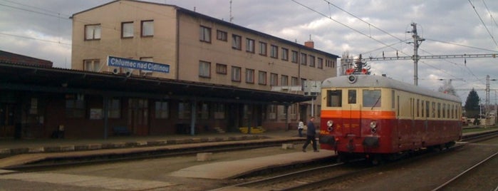 Železniční stanice Chlumec nad Cidlinou is one of Chlumec.