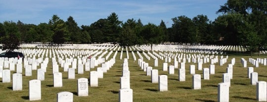 Rock Island National Cemetery is one of United States National Cemeteries.