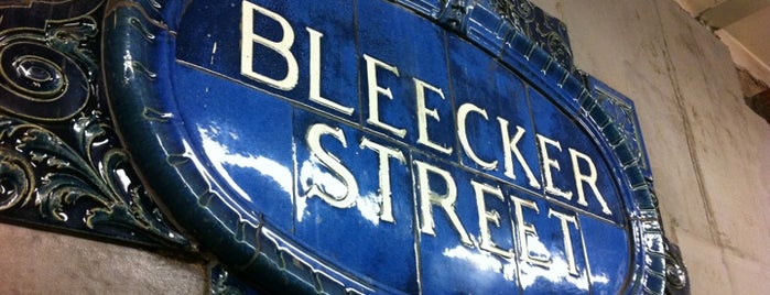 MTA Subway - Bleecker St (6) is one of Tempat yang Disukai Albert.