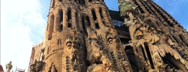 The Basilica of the Sagrada Familia is one of Done in Barcelona.
