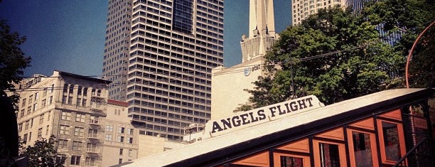 Angels Flight Railway is one of La-La Land Badge #4sqCities #VisitUS Los Angeles.