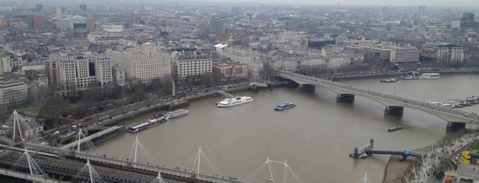 The London Eye is one of favorites.