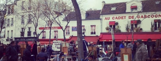 Площадь Тертр is one of Montmartre.