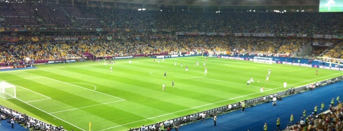 NSC Olimpiyskiy is one of Soccer Stadiums.