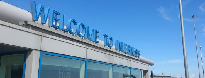 Inverness Airport (INV) is one of Kay'ın Beğendiği Mekanlar.