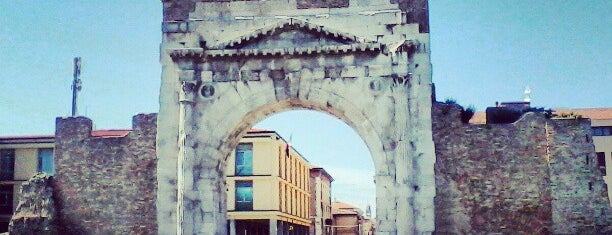Arco d'Augusto is one of Rimini...mare, cultura, arte e storia.