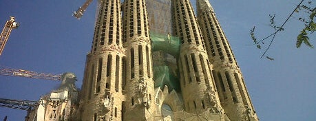 Basílica de la Sagrada Família is one of Top 10 most checked in places in BCN.