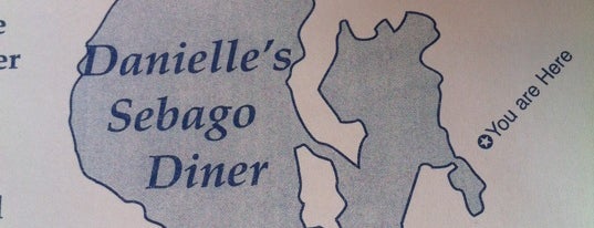 Kelley's Sebago Diner is one of Tempat yang Disukai Natasha.