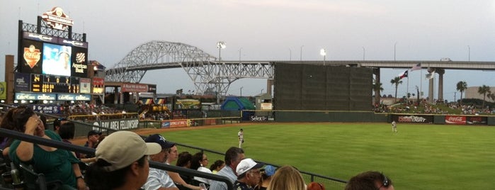 Whataburger Field is one of Corpus Christi, Bottom of the Map #VisitUS.
