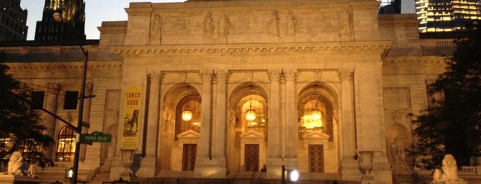 Нью-Йоркская публичная библиотека is one of NY.
