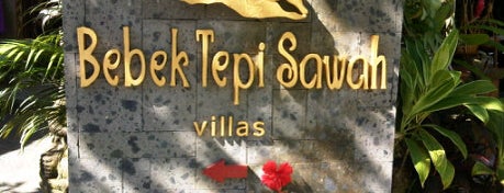 Bebek Tepi Sawah Restaurant & Villas is one of Eat in Bali.
