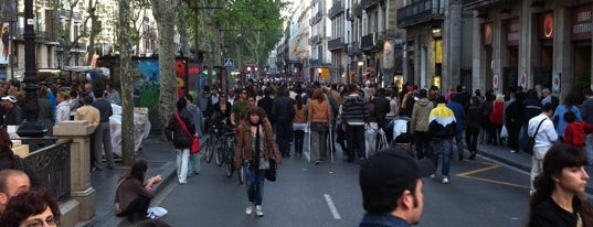 La Rambla is one of Barcelona.