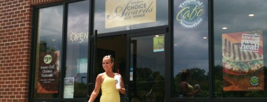 Tropical Smoothie Cafe is one of Go there sometime..