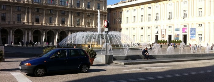 Piazza de Ferrari is one of I luoghi dell'acqua.