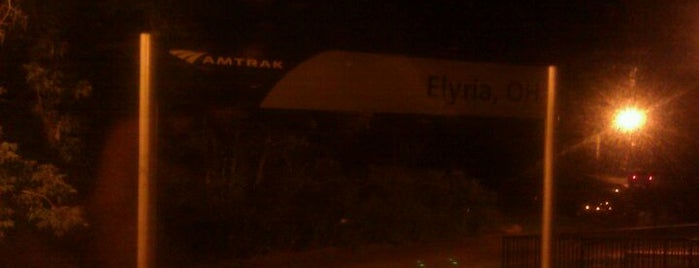 Amtrak - Elyria Station (ELY) is one of Amtrak's Capitol Limited.