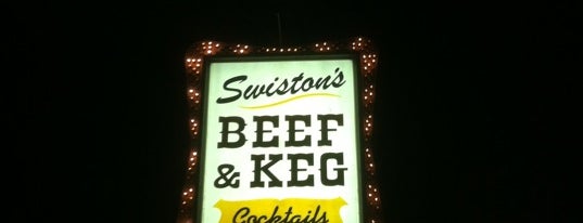 Swiston's Beef & Keg is one of Restaurants I want to Try.