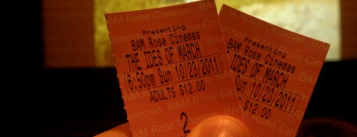 BAM Rose Cinemas is one of Movies To See.