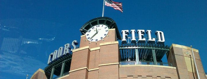 Coors Field is one of Top Picks for Sports Stadiums/Fields/Arenas.