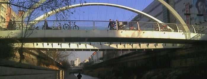 맑은내다리 is one of Bridges over Cheonggyecheon.