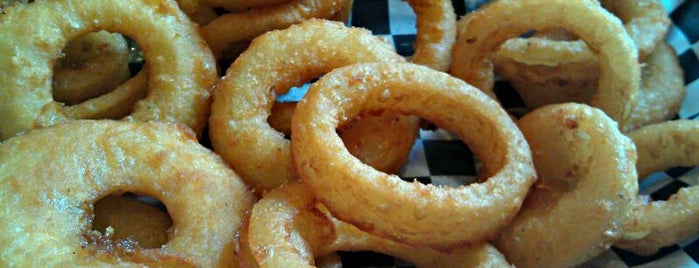 Cinder's Charcoal Grill is one of The Good Onion Rings.