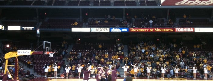Williams Arena is one of Gopher Athletics venues.